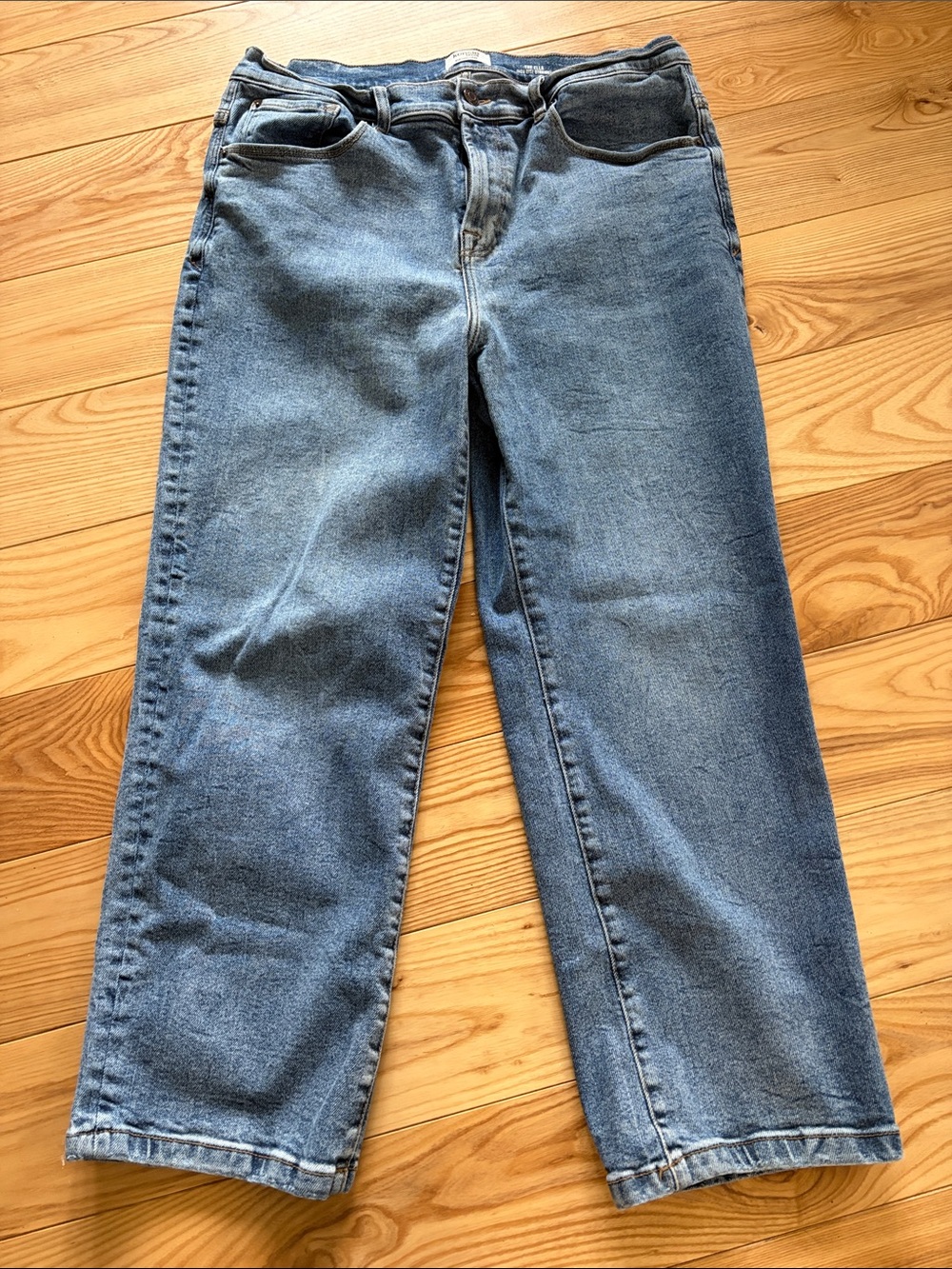 Kensie Straight Leg Jeans - Blue Denim